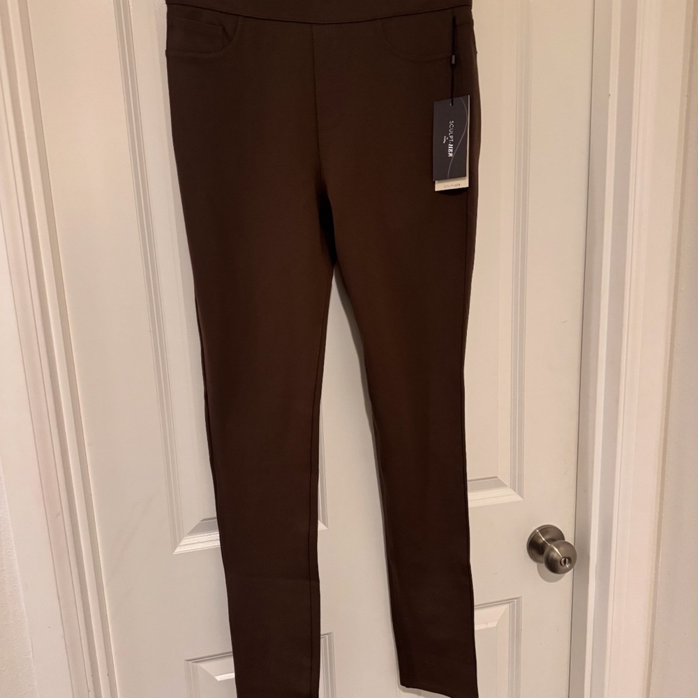 NYDJ Chocolate Brown Skinny Pants